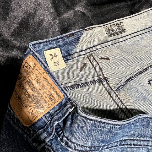 Volcom Nova Jeans Men's 34 Blue Denim Straight Leg Vintage Y2K Outdoor Casual - Picture 6 of 6